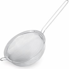 Çelik Tel Süzgeç, 22 Cm, Beyaz, Dayanıklı ve Hafif, Pratik Kullanım