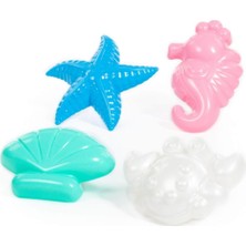 About The Perfect Deniz Temalı Silikon Kalıp Seti, Yengeç, Deniz Atı, Yıldız ve Kabuğu Detayları