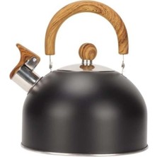 Paslanmaz Çelik Siyah Demlik, Şık ve Dayanıklı Çay Demliği