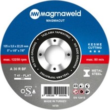 Düz Kesme Taşı 125X3.0X22 Mm, Dayanıklı ve Kullanışlı Ürün