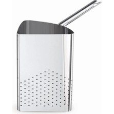 Çelik Makarna Süzgeci 40X25 Cm, Dayanıklı ve Pratik Mutfak Gereci