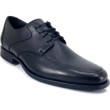 King Paolo 1307 Hakiki Deri Klimalı Erkek Ayakkabı-Siyah