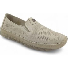 Beety 8007-4 Günlük Ortopedik Kadın Ayakkabı-Ekru