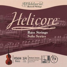 Kontrabas Tek Tel, Helıcore, Fa#fi, Scale 3/4, Bas Kontrabas Tel