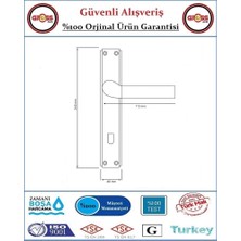 Bravo İç Oda Kapı Kolu - Mat Siyah - 1 Takım Ön ve Arka