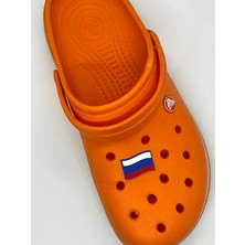 Sağlıkçı Shopping Rusya Bayrak Temalı Crocs Süsü