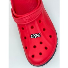 Sağlıkçı Shopping Çeşme Yazı Temalı Temalı Jibbitz Crocs Terlik Süsü