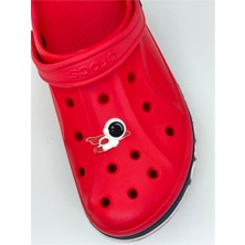 Sağlıkçı Shopping Astronot 4 Temalı Temalı Jibbitz Crocs Terlik Süsü