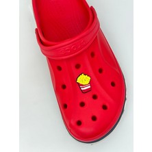 Sağlıkçı Shopping Patates Kızartması Temalı Jibbitz Crocs Terlik Süsü