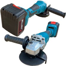 36V Güçlü Çift Akülü 125MM Kömürsüz Taşlama Makinesi