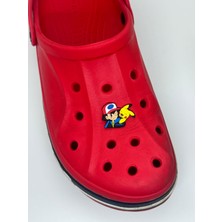 Pokemon Pikachu ve Ash Temalı Jibbitz Crocsterlik Süsü