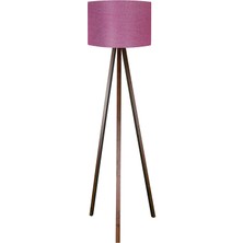 3 Ayaklı Mürdüm Kahve Lambader LY5403, Şık ve Modern Tasarım