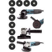 3000W Profesyonel Metal Şanzuman Avuç Içi Taşlama Makinesi 125MM + 10 Taş