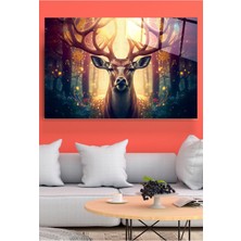 Geyik Cam Tablo, Dekoratif Cam Tablo