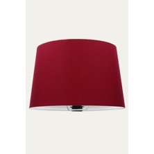 Şık Bordo Lambader Şapkası ile Evinize Tarz Katın