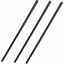 Mum Sıcak Silikon Siyah 6,2 mm  30 cm 3 Adet