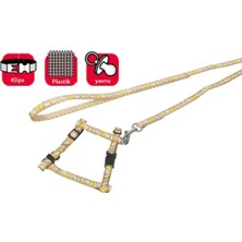 Yavru Köpek Göğüs Tasması, Uzatma 25-35CM, Renkli ve Konforlu Kullanım