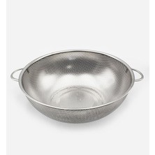 Çift Kulplu Metal Süzgeç 22,5 Cm, Dayanıklı ve Pratik Mutfak Gereci