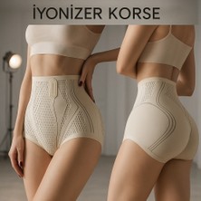 ogonline Buz Ipek Korse Iyonizer Korse Popo Toparlayıcı Külot Lazer Kesim Korse V-Kontrol