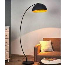 Şık Siyah Metal Köşe Lambası, 40 Cm, Modern ve Dekoratif Tasarım
