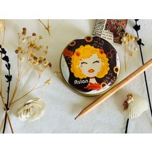 Aslan Burcu 2 #desenli Metal Kutu#sabun Kutusu#anahtarlık Kutusu#mum Kutusu#küçük Takı Kutusu