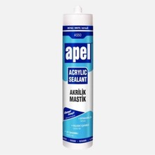 Beyaz Akrilik Mastik 500G, Çok Amaçlı Esnek Yapışkan Malzeme