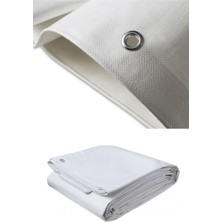 2X3M Beyaz Lamineli Su Geçirmez Gölgelik Çadır Kapsüllü Örtü