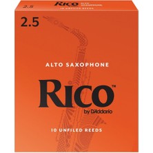 Alto Saksafon Kamışı No:2.5, D'addario Woodwinds Rico RJA1025