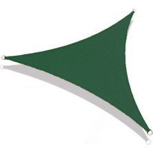 Yeşil Üçgen Gölgelik, Oxford Kumaş, Su Geçirmez, 3X3X4.25 M, Dayanıklı ve Şık Tasarım