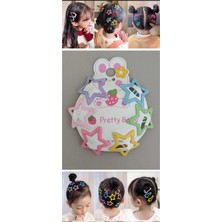 6 Adet Simli Çıtçıt Toka Simli Toka Çıt Çıt Toka Okul Tokası Çocuk Tokası Bebek Tokası