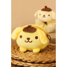 Pompompurin Peluş Cüzdan ve Saç Tokası Seti | Yumuşak Dokulu, Sevimli Tasarım, Çok Amaçlı Kullanım