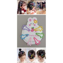 6 Adet Simli Çıtçıt Toka Simli Toka Çıt Çıt Toka Okul Tokası Çocuk Tokası Bebek Tokası