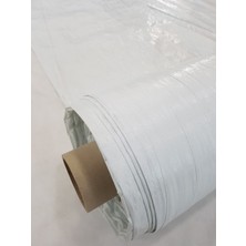 Beyaz 4x8 M Polietilen Branda Su Geçirmez Balkon Çit Gölgelik Koruma