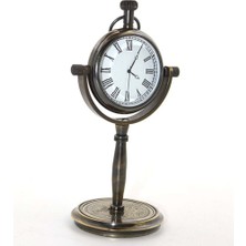 Masa Üstü Pirinç Saat Model 2