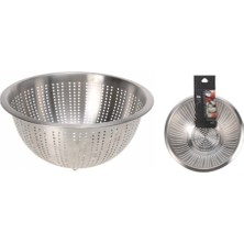 Paslanmaz Çelik Süzgeç 27,5X12,5 Cm, Dayanıklı ve Şık Mutfak Kullanımı Için Ideal