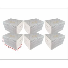 About The Perfect Bavul Içi Düzenleyici Organizer Seti, 6 Adet, 40X35X10 Cm, Beyaz Renk