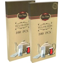 L Büyük Boy Kağıt Çay Kahve Filtresi 100'LÜ Paket