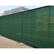 Yeşil Gölgelik File 1,5x5 M, Hafif ve Dayanıklı Gölgeleme Çiti, Rüzgar Geçirmez