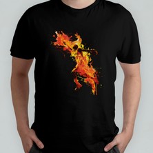 Pixxa Basketbolcu - Basketbol - Basketball Unisex %100 Pamuklu Bisiklet Yaka T-Shirt Model 3