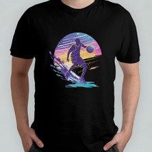 Pixxa Basketbolcu - Basketbol - Basketball Unisex %100 Pamuklu Bisiklet Yaka T-Shirt Model 1