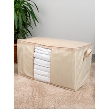 About The Perfect Krem Desenli Yumuşak Pencereli Yastık Yorgan Seti 90X50X50 cm