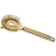 Altın Renkli Kokteyl Süzgeci, Şık ve Kullanışlı, Hızlı ve Temiz Karışım