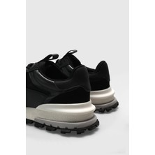 Lufian Henry Erkek Hakiki Deri Klasik Sneaker Siyah 111230265