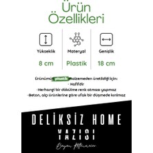 Bayan Rottenmeier Home Yazılı Deliksiz Biblo Dekoratif Obje Dekor