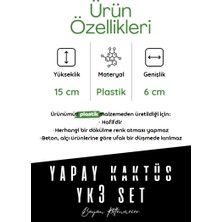 Bayan Rottenmeir Yapay Kaktüs 3'lü Set Yk3 - Yapay Çiçek - Yapay Bitki