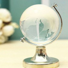 Renkli Büyük Cam Dünya Küresi, Dekoratif ve Şık Küre Modeli