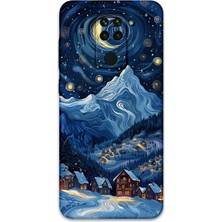 Xiaomi Redmi Note 9 Uyumlu Uzay Desenli Telefon Kılıfı + Ekran Koruyucu - 5857