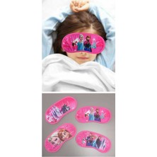 1 Adet Trend Kız Çocuk Yıkanabilir Pamuklu Uyku Maskesi Işık Önleyici Siyah Göz Bandı