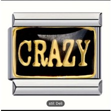 Paslanmaz Çelik Italyan Charm Bileklik 9 mm Uyumlu Charm Eki