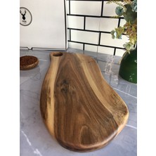 Twins Wood Craft Ceviz Ağacı Kesme ve Sunum Tahtası (45X18X2CM)
